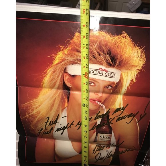 Jill Thompson Miss Gold Beer Poster "Last night you took my breath away! - Picture 9 of 11